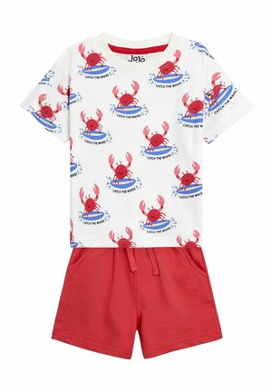REGULAR FIT 2 PIECE SET - Tepláky - ecru crab