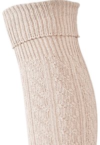 Knee high socks - beige