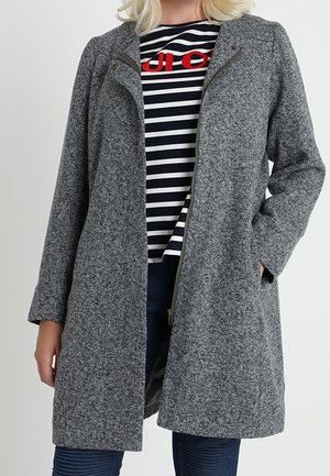 Klassisk frakke - mottled dark grey