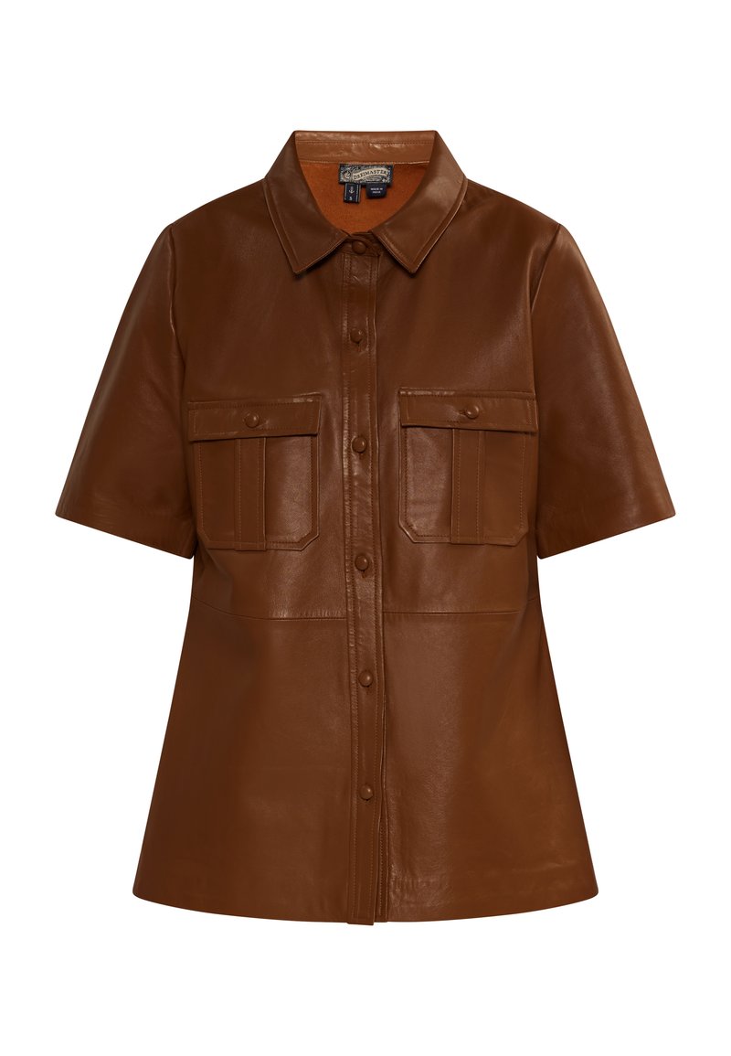 dreimaster Overhemdblouse cognac dreimaster Overhemdblouse cognac