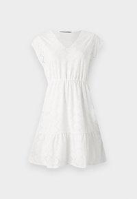 VMKIM V NECK SHORT DRESS - Kasdienė suknelė - snow white