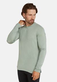 icebreaker LIGHT WEIGHT COOL-LITE SPHERE - Langarmshirt - moss