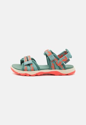 2 IN 1 UNISEX - Pohodni sandali - soft jade