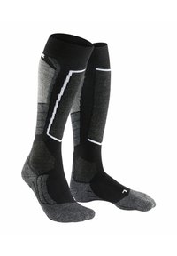 FALKE INTERMEDIATE - Kniestrümpfe - black mix