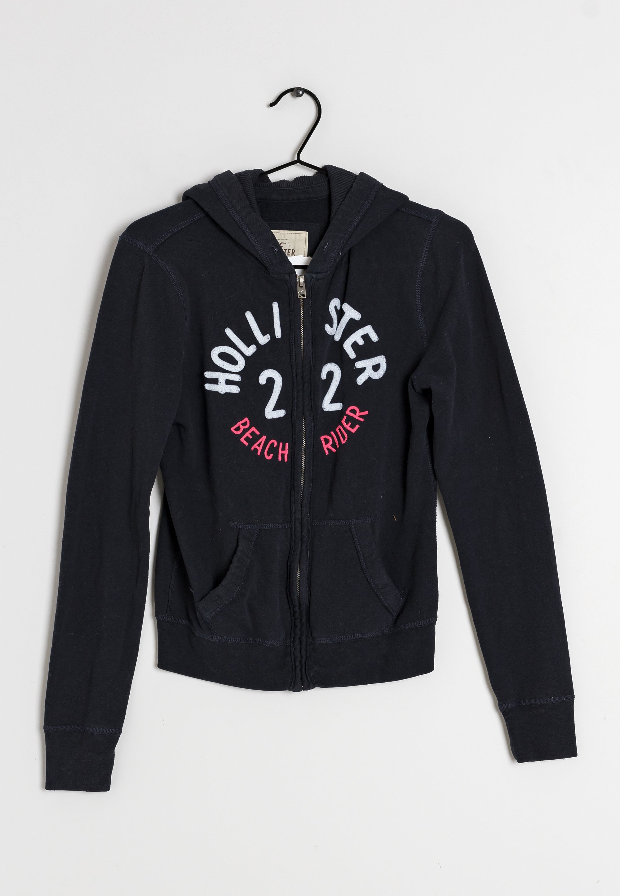 Hollister Co. Zip-up sweatshirt - blue - (Pre-owned) - Zalando.de