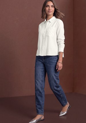 Street One, SHIRT BLOUSE WITH RHINESTONES - Chemisier - off white