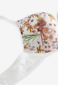 Next Kaarituelliset rintaliivit - white botanical floral print