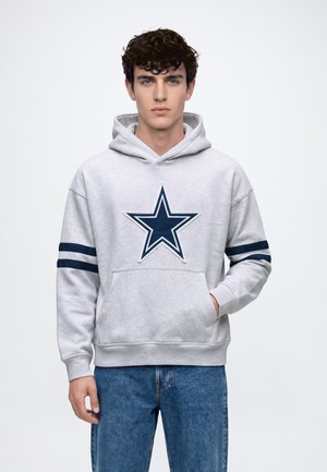Abercrombie & Fitch, NFL ARMBARS COWBOYS - Суитшърт с качулка - grey