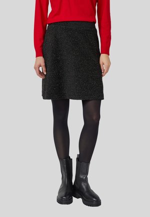 Jupe trapèze - schwarz