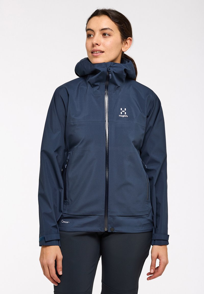 Haglöfs Chaqueta Hard shell - tarn blue