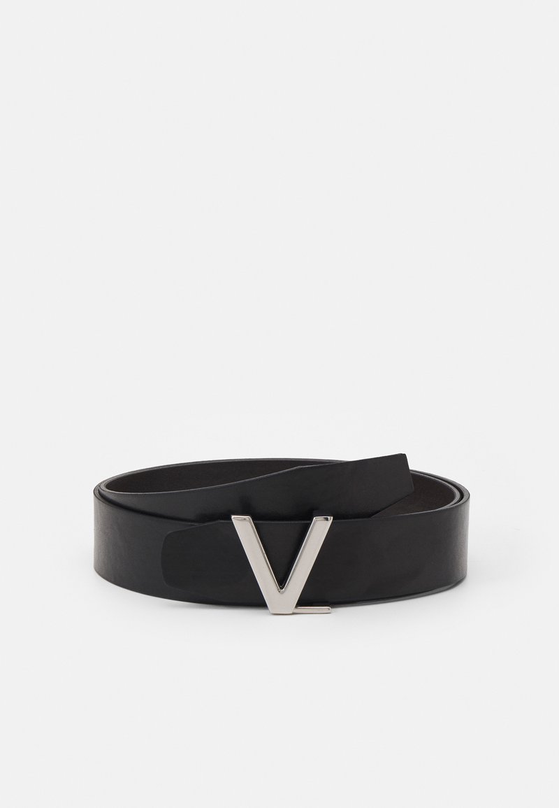 Valentino Bags - LOGO REVERSIBLE BELT - Pásek - nero/moro, Zvětšit