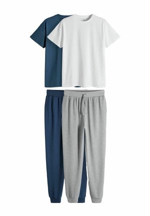 REGULAR FIT 2 PACK SET   - Pyjama - blue grey