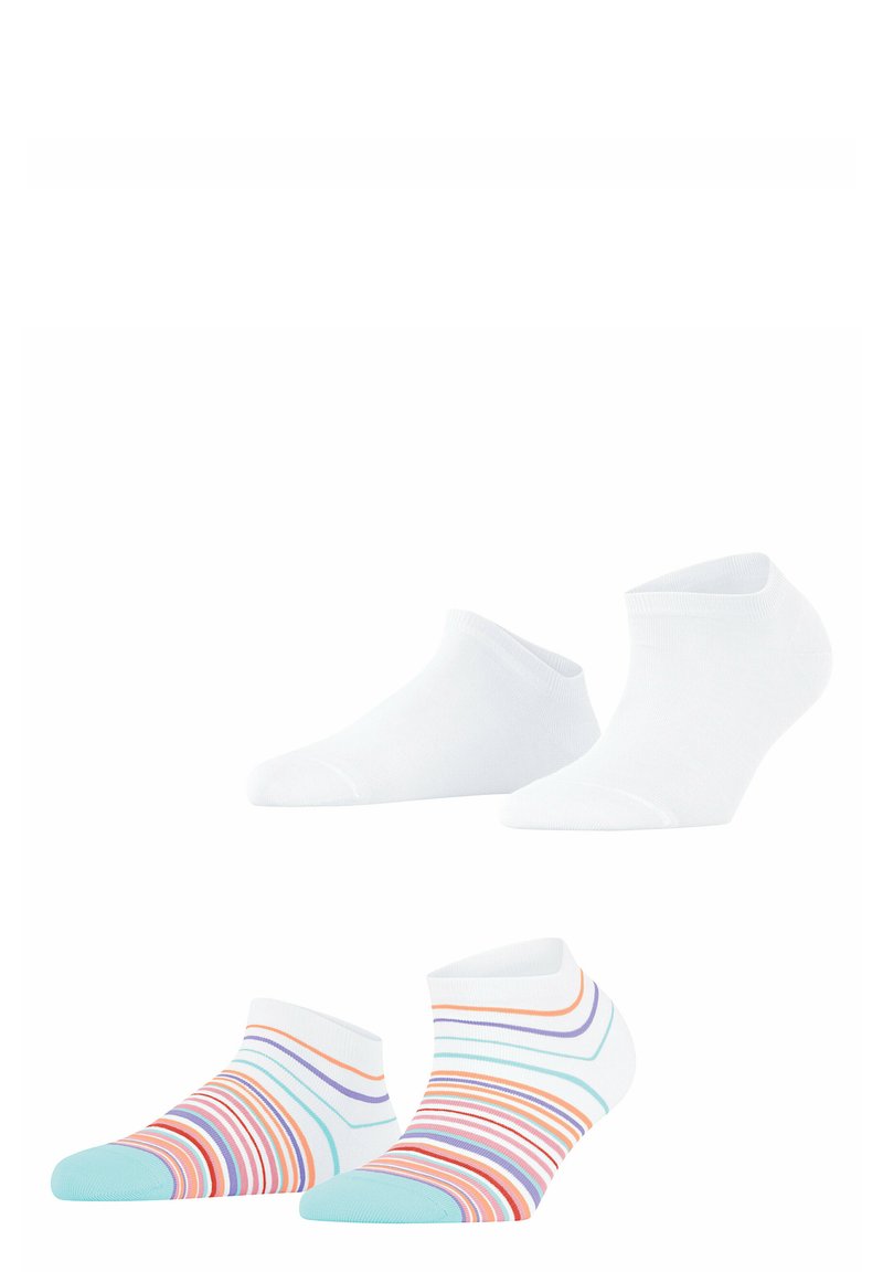 Esprit Multi Stripe 2-Pack - Chaussettes - white