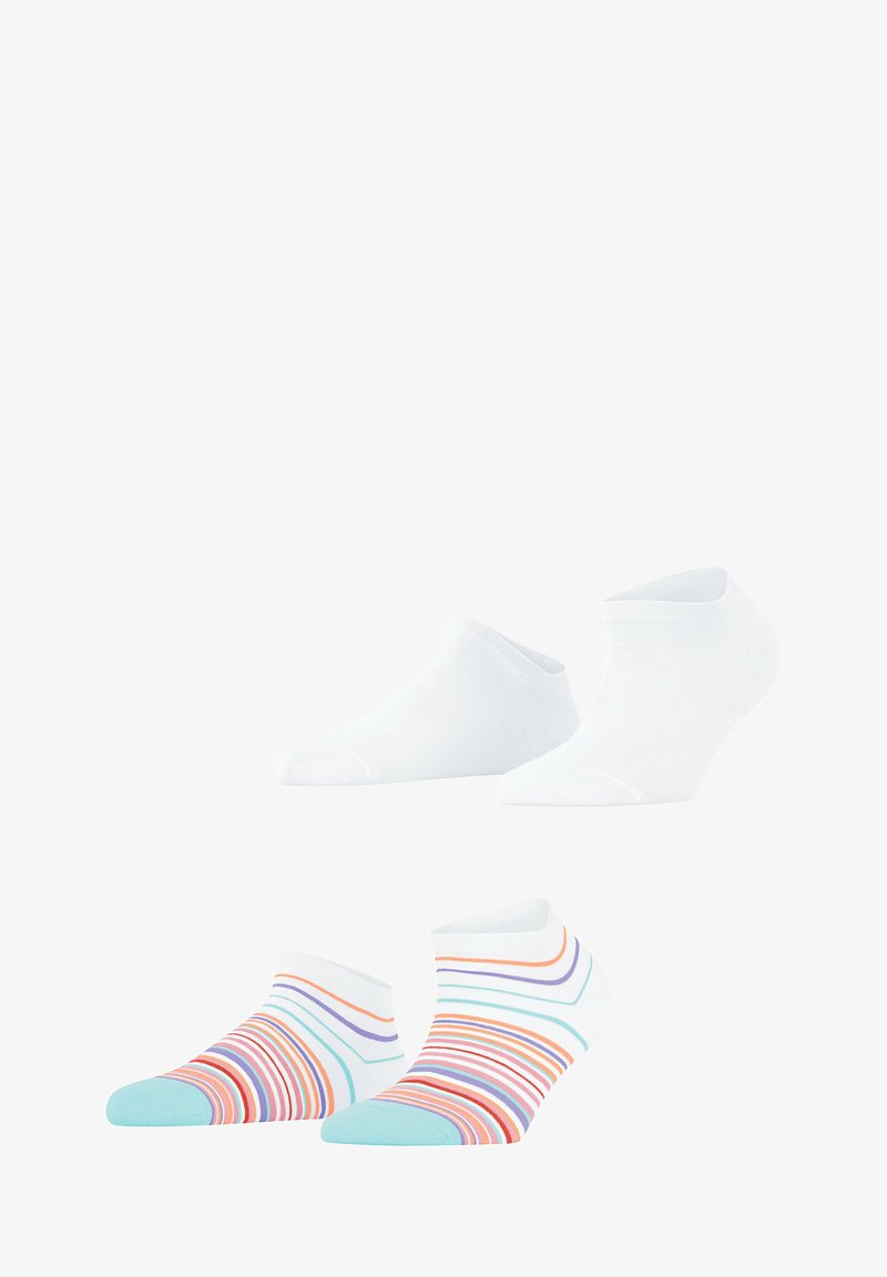 Esprit Multi Stripe 2-Pack - Chaussettes - white