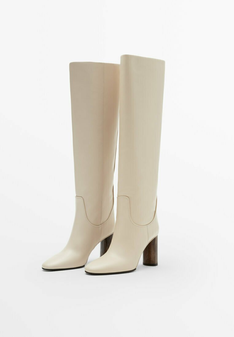 zalando biale kozaki