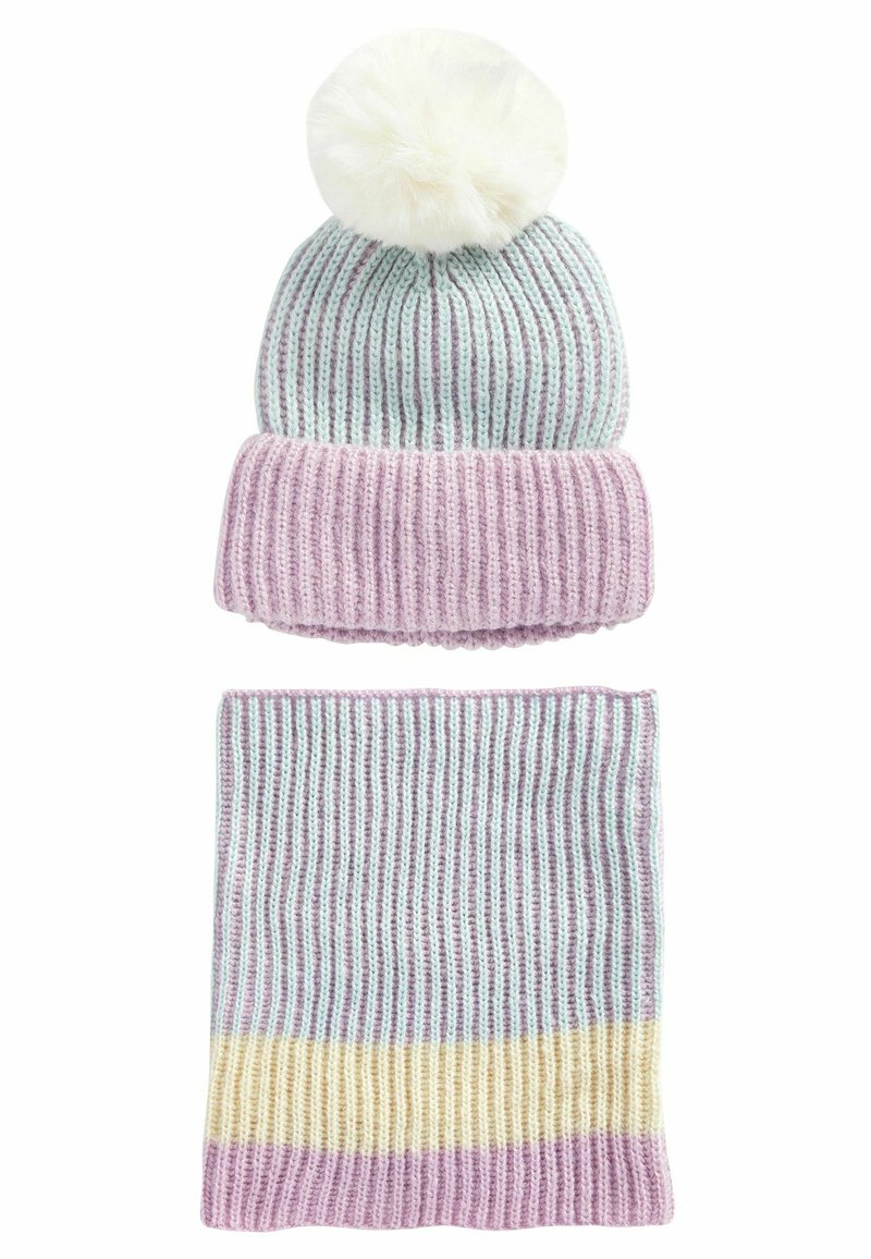 Next SET  - Sormikkaat - lilac purple mint green colourblock