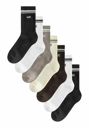 7 PACK   - Ponožky - neutral black