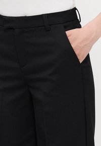 Gina Tricot Tall STRAIGHT TROUSERS - Bukse - black