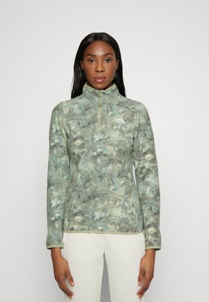 GLACIER ZIP - Fleece trui - lime cream
