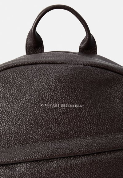 WANT Les Essentiels KASTRUP BACKPACK UNISEX - Mugursoma - dark brown