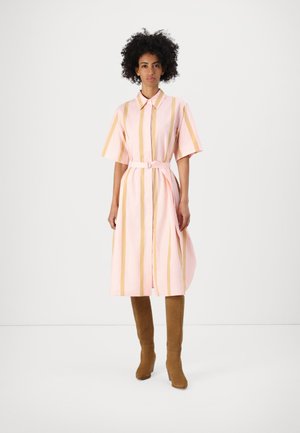 PAPERI PUHVELI DRESS - Shirt dress - rose/light brown