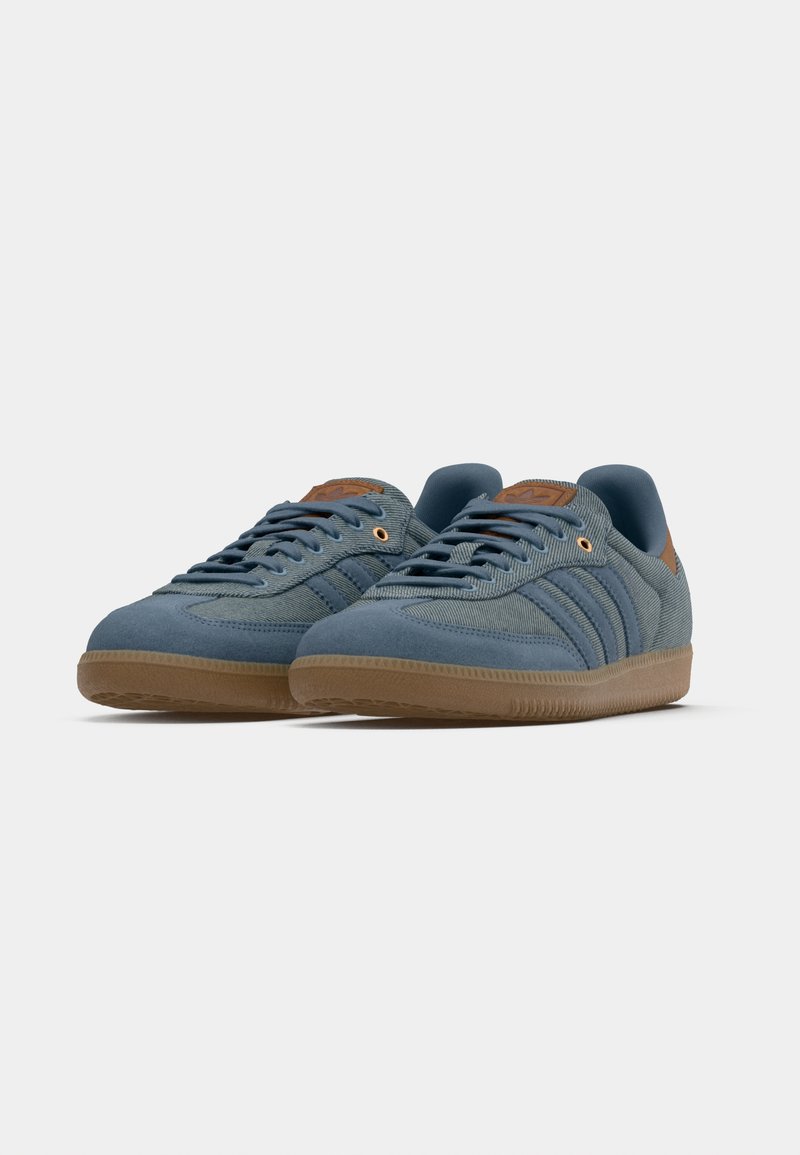 adidas Originals SAMBA OG UNISEX - Baskets basses - stone-blue denim/dark-blue denim/light brown/denim indigo - ZALANDO.FR adidas Originals SAMBA OG UNISEX - Baskets basses - stone-blue denim/dark-blue denim/light brown/denim indigo - ZALANDO.FR