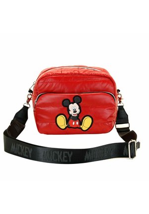 MICKEY & MINNIE PADDING SQUARE - Cross body bag - Mickey face red