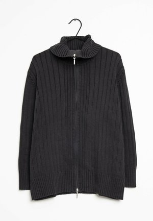 Sudadera con cremallera - black