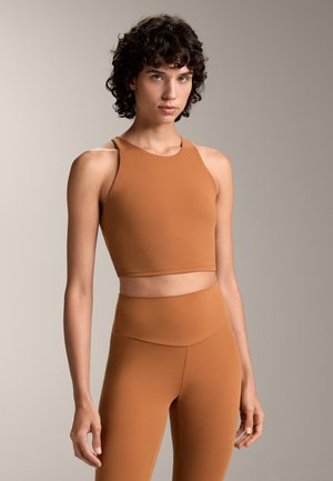 COMFORTLUX STRAP WITH CUPS - Linne - bronze