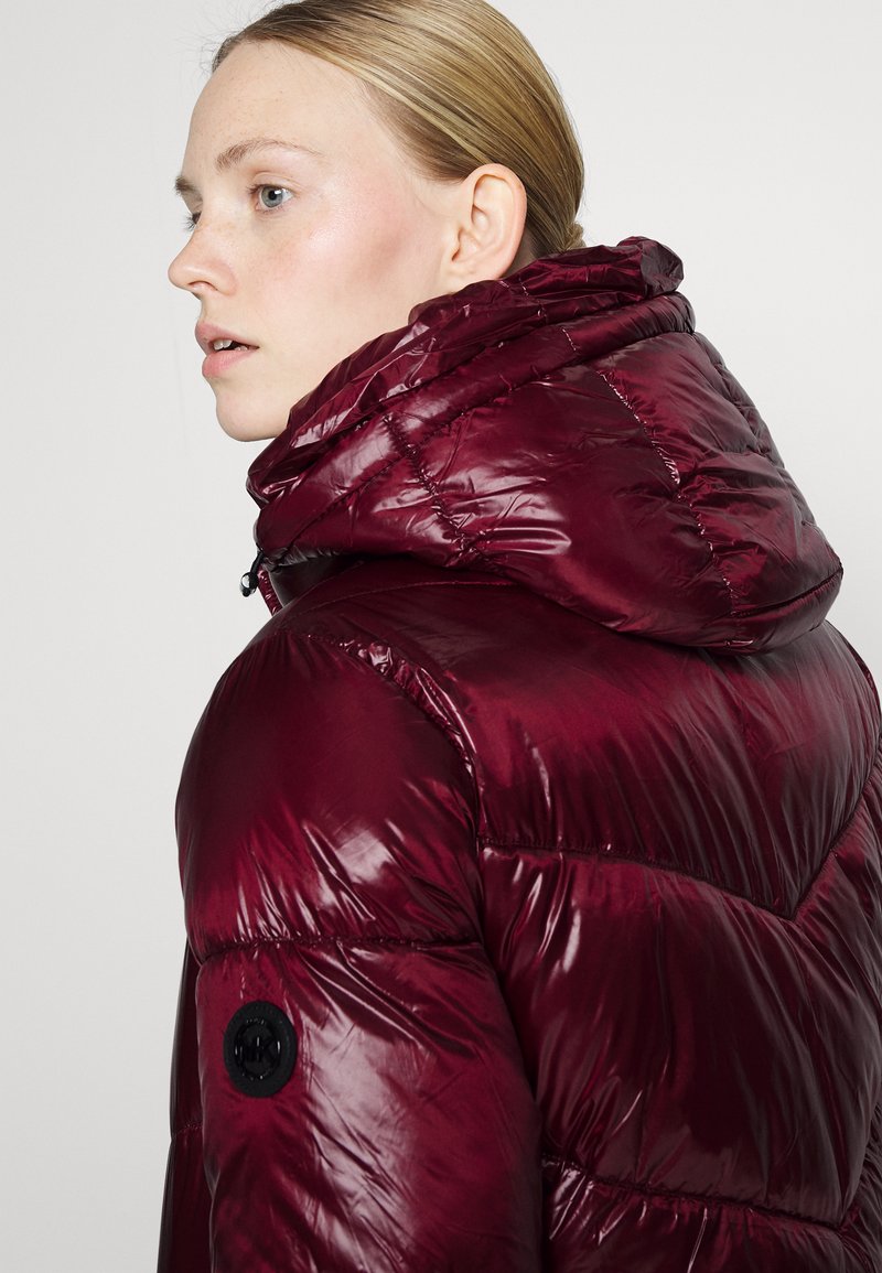 michael kors red puffer jacket