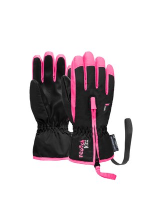 BEN - Gloves - black  knockout pink