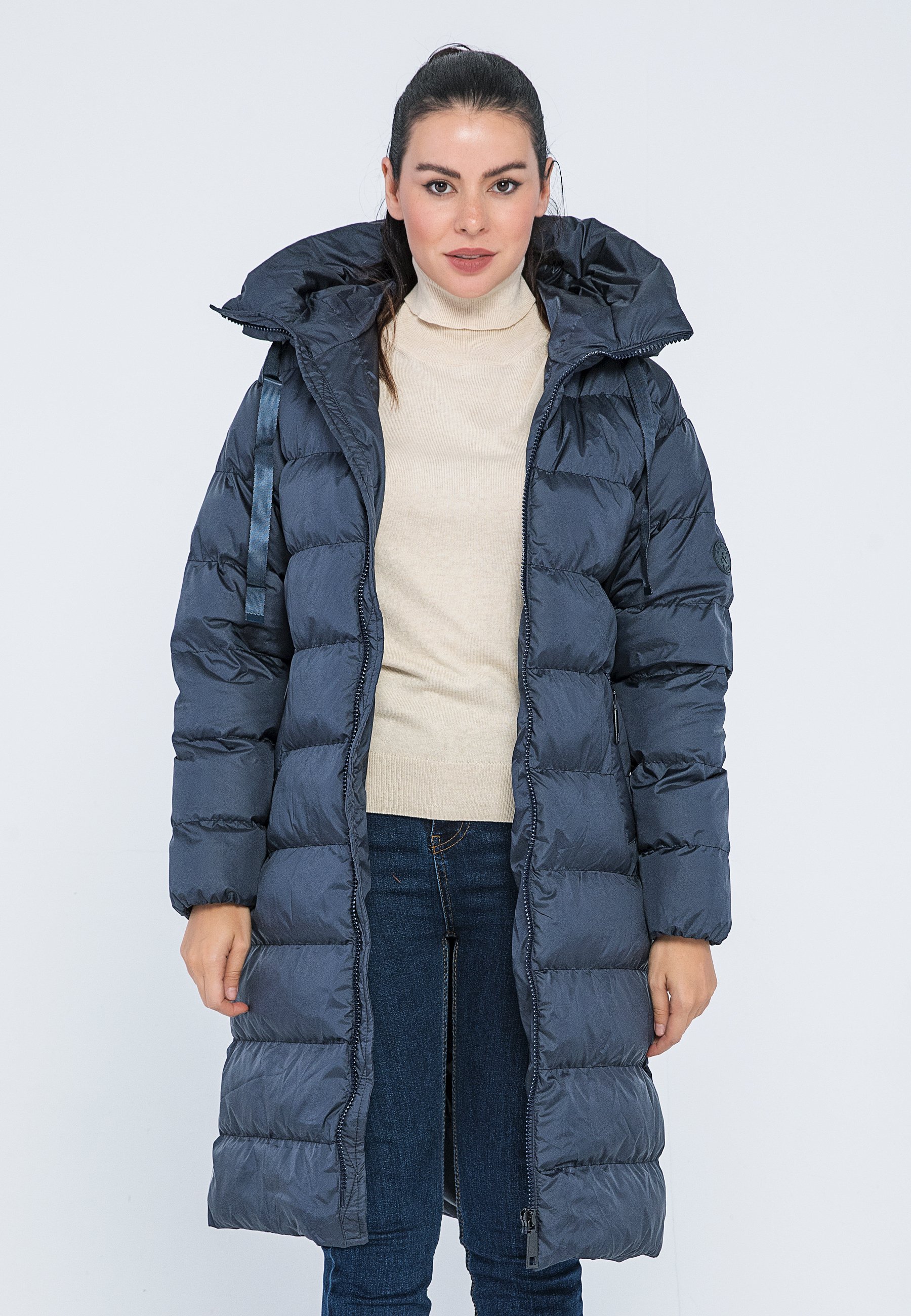 Basics and More RAVEN - Winterjas - navy/donkerblauw - Zalando.nl