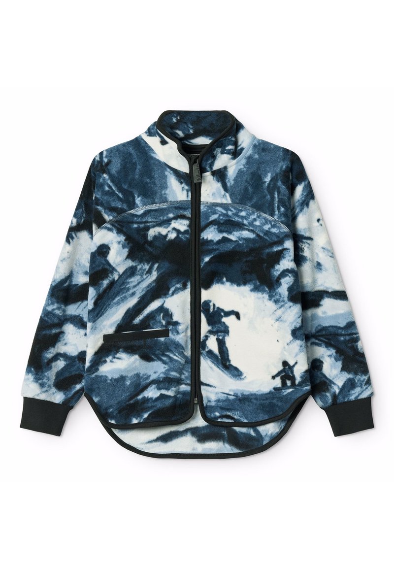 Molo ULANI JACKET - Fleece jacket - blue/white