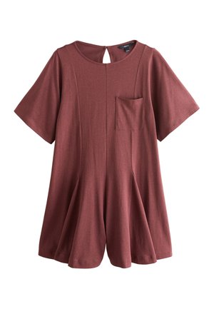 Next REGULAR FIT - SHORT SLEEVE - Jumpsuit - rust brown