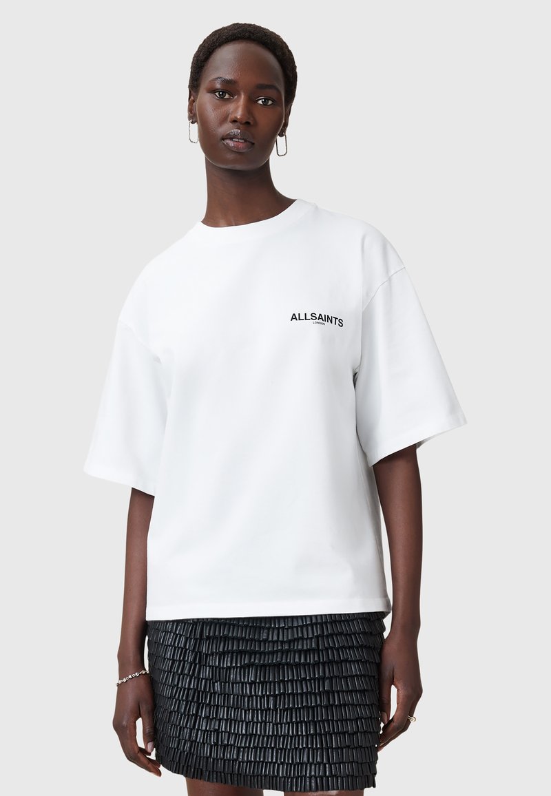 AllSaints HEAPS AMELIE - T-shirt con stampa - optic white