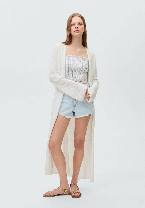 Cardigan - blanc cassé