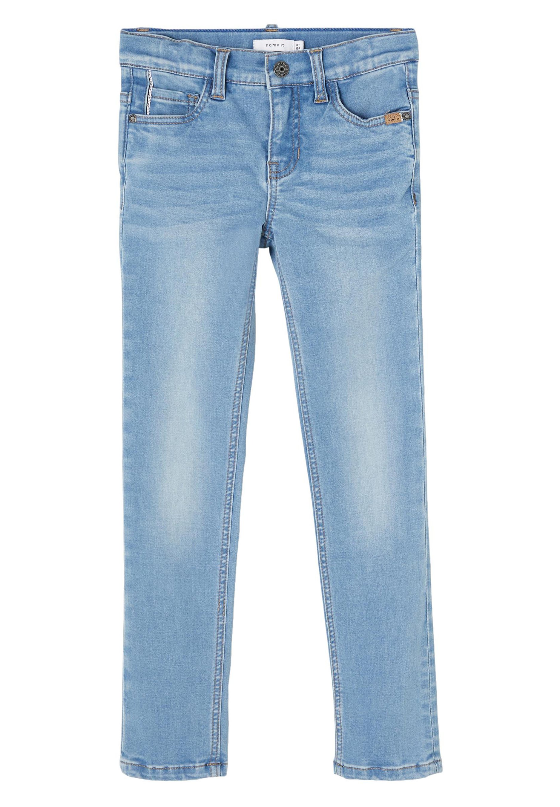 NAME IT Boy Jeans X-Slim Fit, Donkergrijs denim, 116 cm