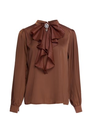 faina, Blouse - coffee