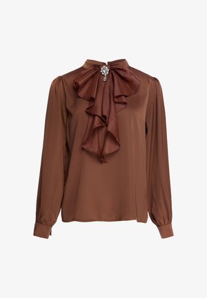 faina, Blouse - coffee