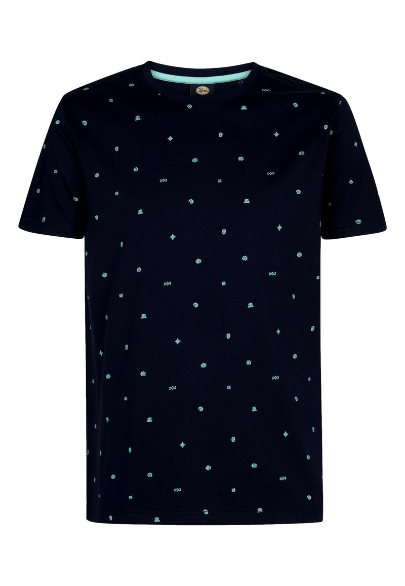 Petrol Industries T-shirt print donkerblauw