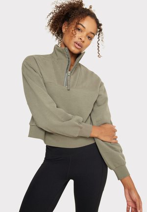 CROPPED  - Sweatshirt - khaki