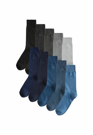 10 PACK  - Socken - navy grey marl