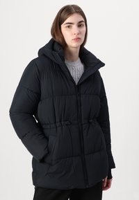 Hollister Co. EVERYDAY MID PUFFUR EMEA  - Vinterjacka - black beauty
