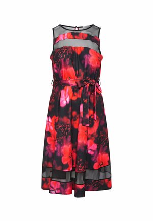 Yours Clothing, FLORAL  - Jurk - red