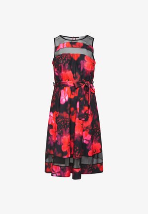 Yours Clothing, FLORAL - Robe de jour - red