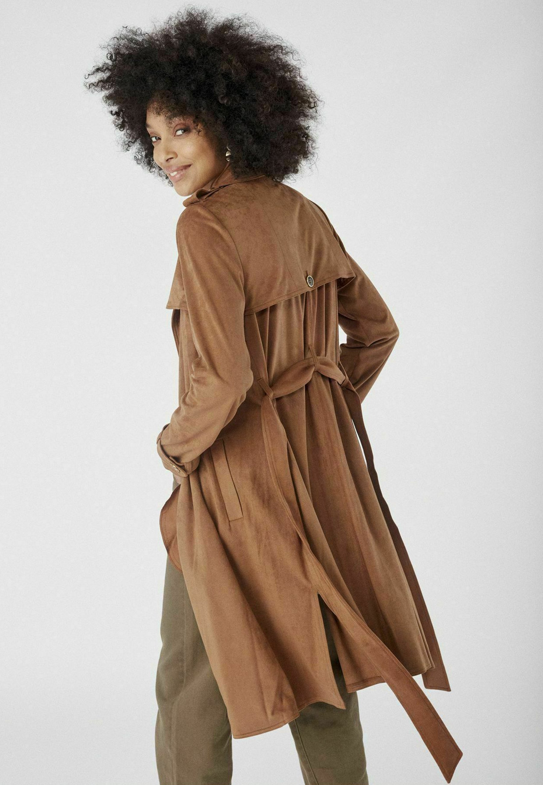 NAF NAF Gabardina - brown/marrón - Zalando.es