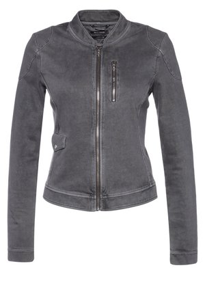 Mikina na zip - dark grey
