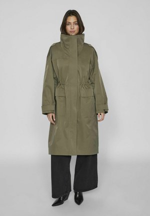 HIGH NECK - Parka - dusty olive