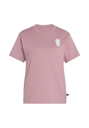 adidas Sportswear, ADIDAS SPORTSWEAR FOOD REGULAR GRAPHIC T-SHIRT - Print T-shirt - magic mauve
