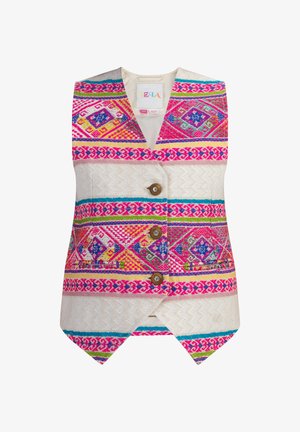 Liemenė - mehrfarbiges pinkes ethnomuster